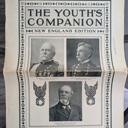 June 26, 1902 "The Youth's Companion" was a popular American magazine for children and families, published in Boston by the Perry Mason Company 