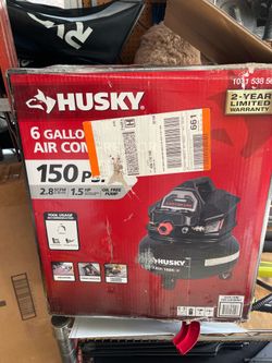 box Husky brand new pancake compressor in the box