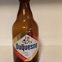 1960’s Duquesne Steinie (Empty) Beer Bottle