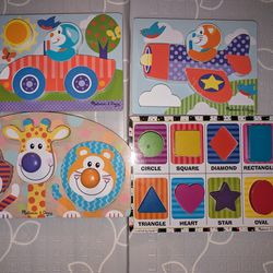 6 Baby/Kid Puzzles