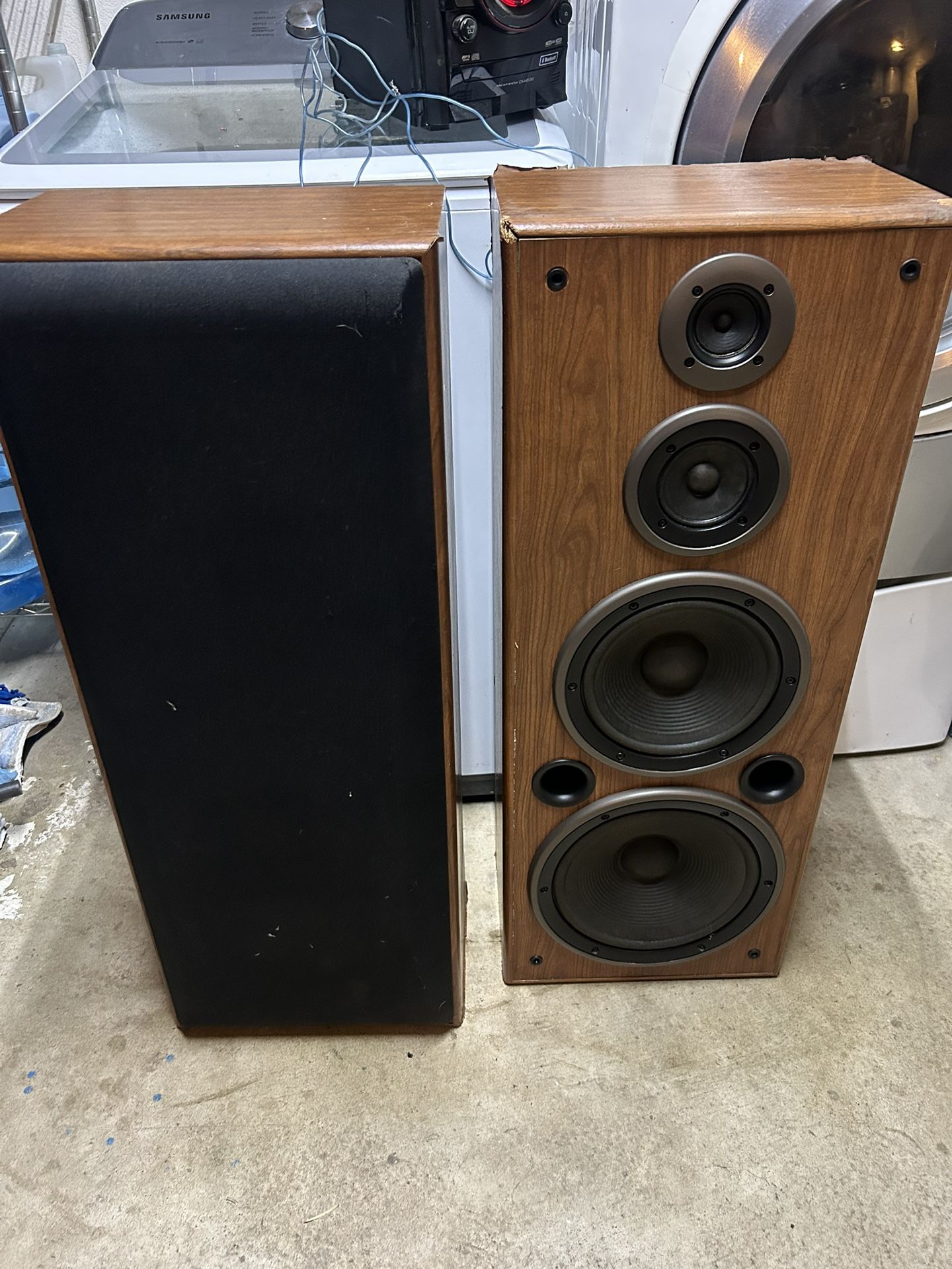 Technics SB-A36 3 Way Speaker System Vintage Amazing Sound