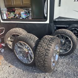 22x12 Rims With Tires 