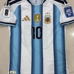 2026 World Cup Argentina Home Player Version Jersey MESSI #10 Adult Small