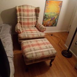 Chair And Foot Stool 
