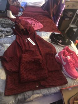 Burgundy Running Outfit