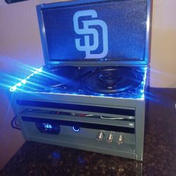 Us General 4 Inch Tool  Box Speakers With Rgb Lights