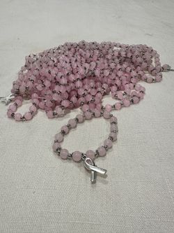 47 Pink Beaded Bracelets  Breast Cancer 