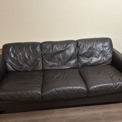 Natuzzi  Leather couch.