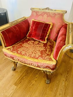 Persian style solid wood furniture set unique with silk cushions