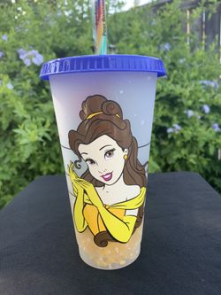 Starbucks Confetti Tumbler - Beauty and the Beast Theme