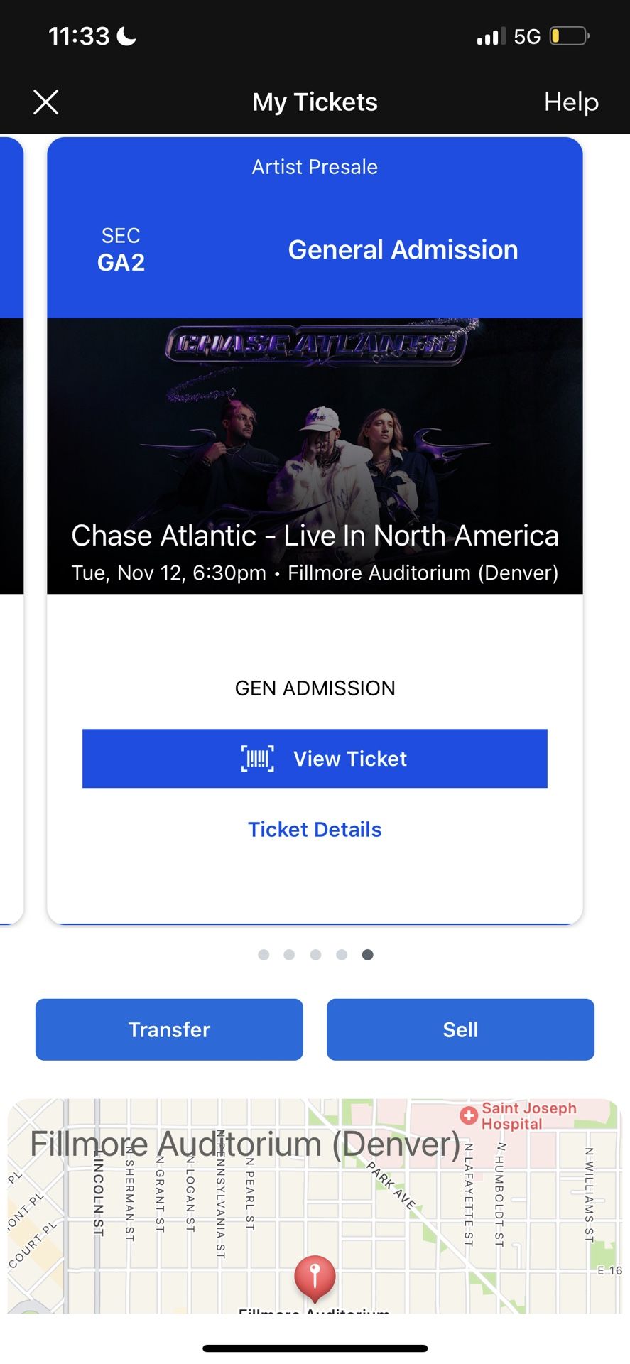 Chase Atlantic Concert Tickets!!