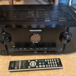 Marantz SR5012
7.2-channel home theater receiver with Wi-Fi®, Dolby Atmos®. DTS:X, and HEOS