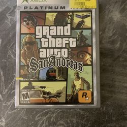 Grand Theft Auto San Andreas Platinum Hits for Xbox Original