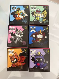 Hello kitty McDonald’s toys Godzilla
