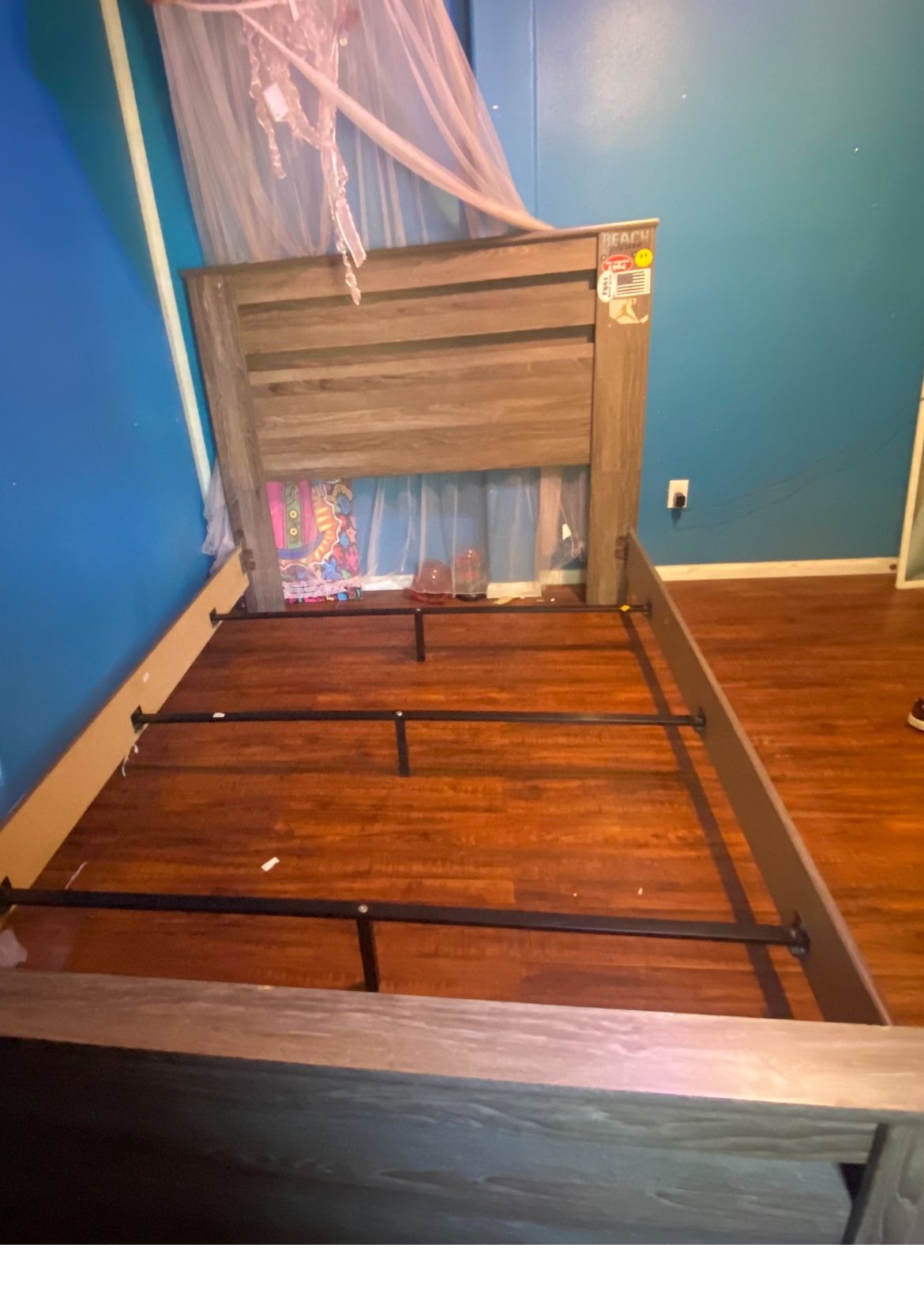 Queen Headboard and Frame