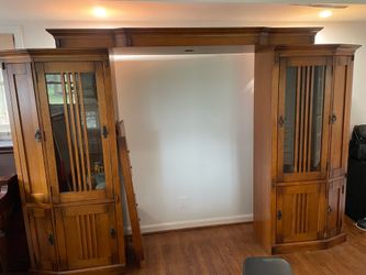 Wooden Entertainment Hutch/Center