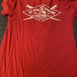 Vans Men Size Small Red Shirt