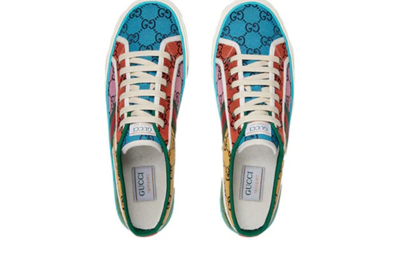 Colorful Sneakers 1977 Gg Multicolor Gucci Tennis 1977 Sneakers