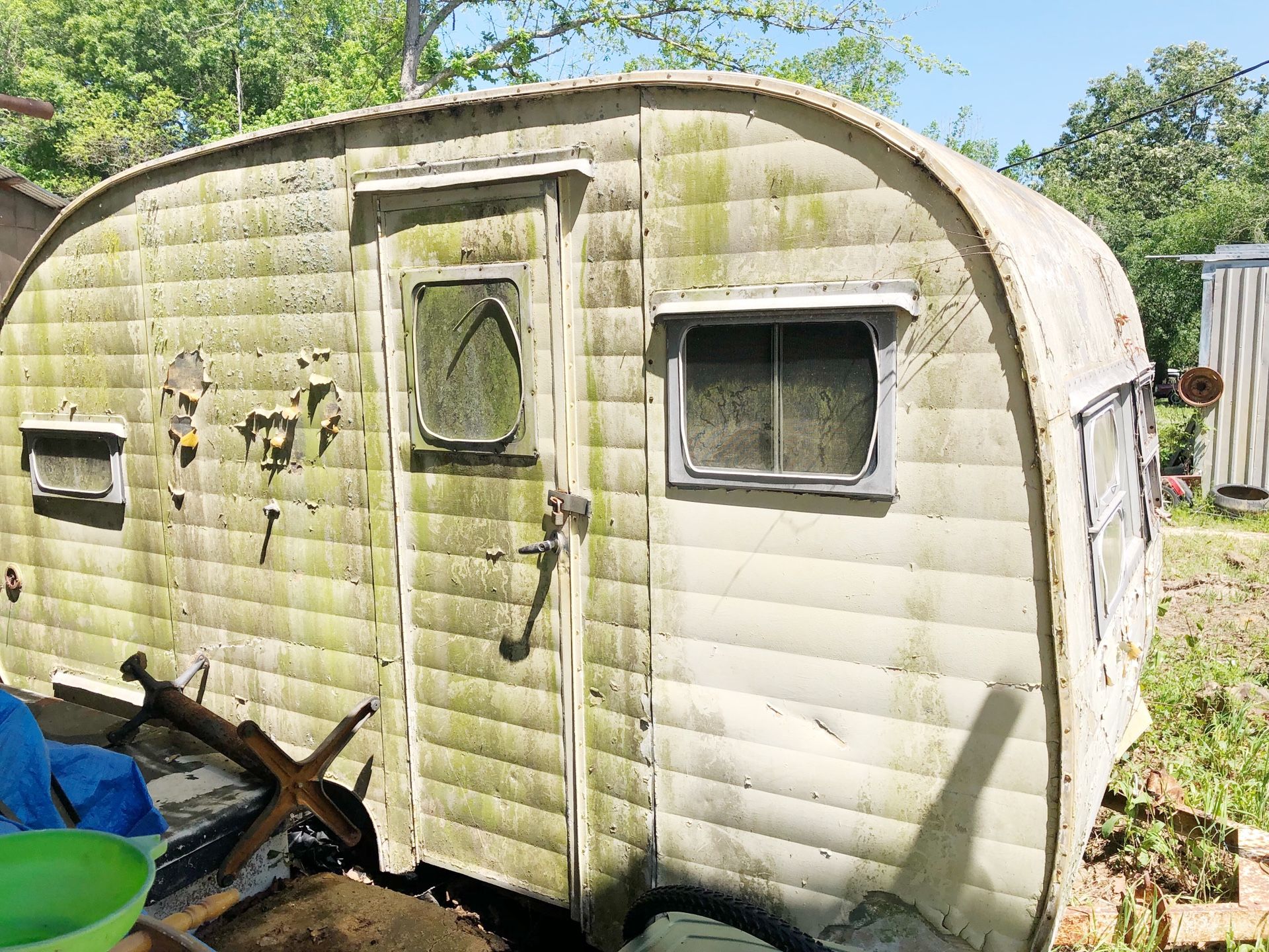 1957 Westerner vintage travel trailer
