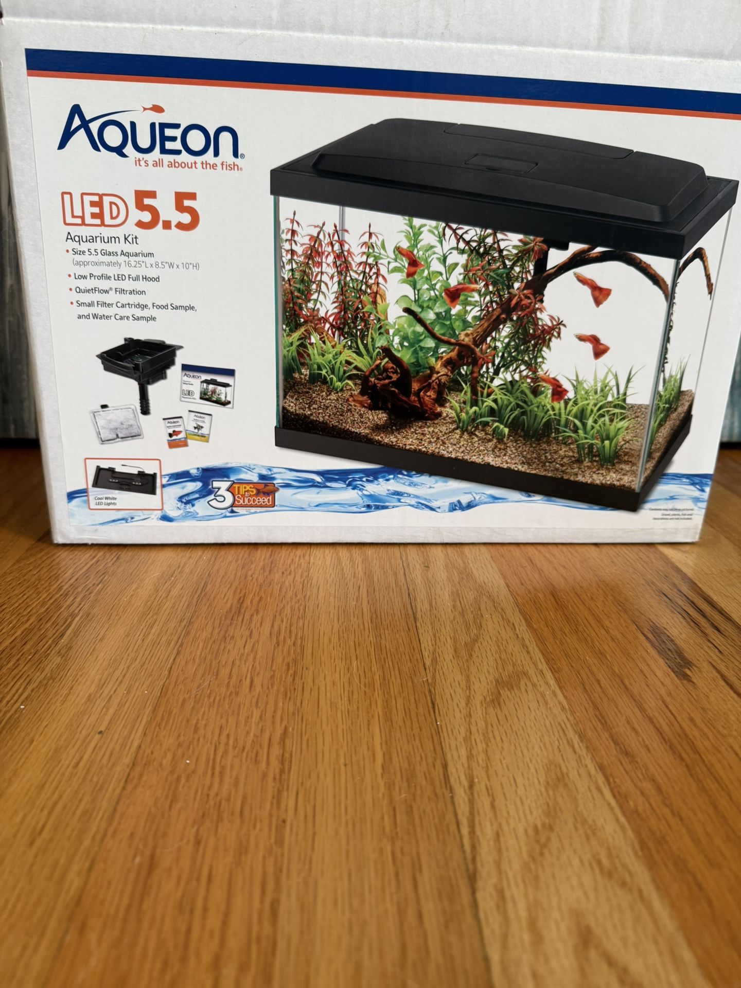 5.5 Gallon LED Fish tank kit