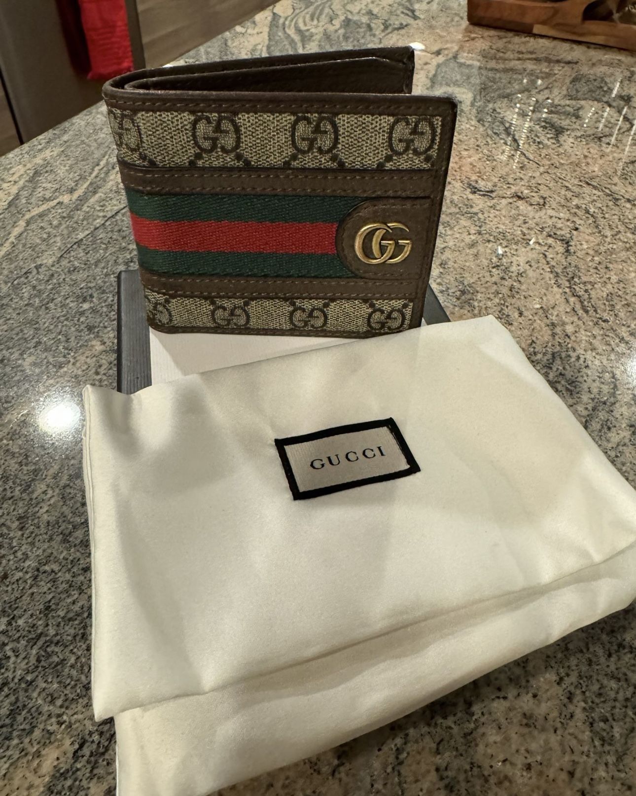 Somewhat used Gucci wallet