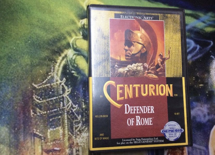 Centurion Defender of Rome Sega Genesis Game complete in box w/ manual
