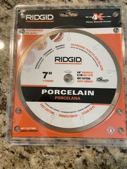 Ridgid 7” Wet Saw Blades