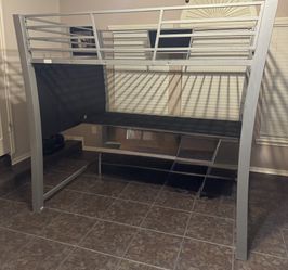 Bunk Bed Frame with Desk (Free)