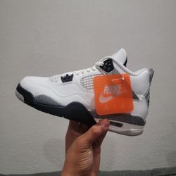 Jordan 4 Retro (GS)
"White Cement 2025"

