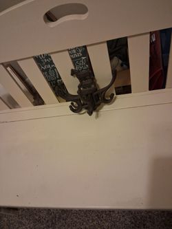Vintage cast iron horse for hanging coats hats Etc