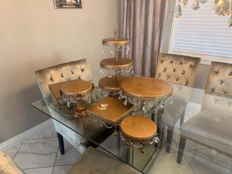 Gold Cake/Cupcake Stands 6