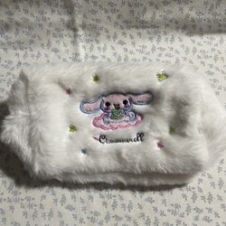 Sanrio Cinnamoroll Fuzzy Pencil Bag