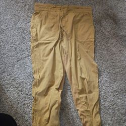 Mustard yellow pants