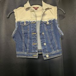 XS Crop Jean Jacket