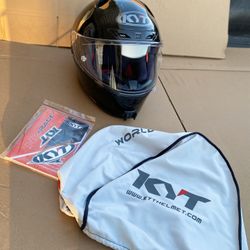 KYT NZ-Race Carbon Full-Face Motorcycle Helmet (Size M  Description: Selling a KYT NZ-Race Carbon Fiber full-face helmet in solid used condition. Extr