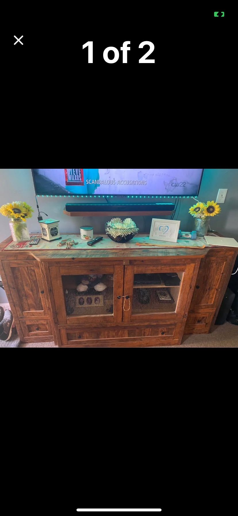 custome made entertainment center