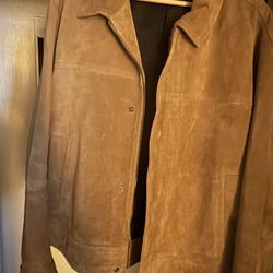 ZARA NEW CONDITION REAL SUEDE LEATHER TRENDY JACKET