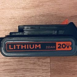 Black + Decker 20V Max Battery Pack 2.0Ah