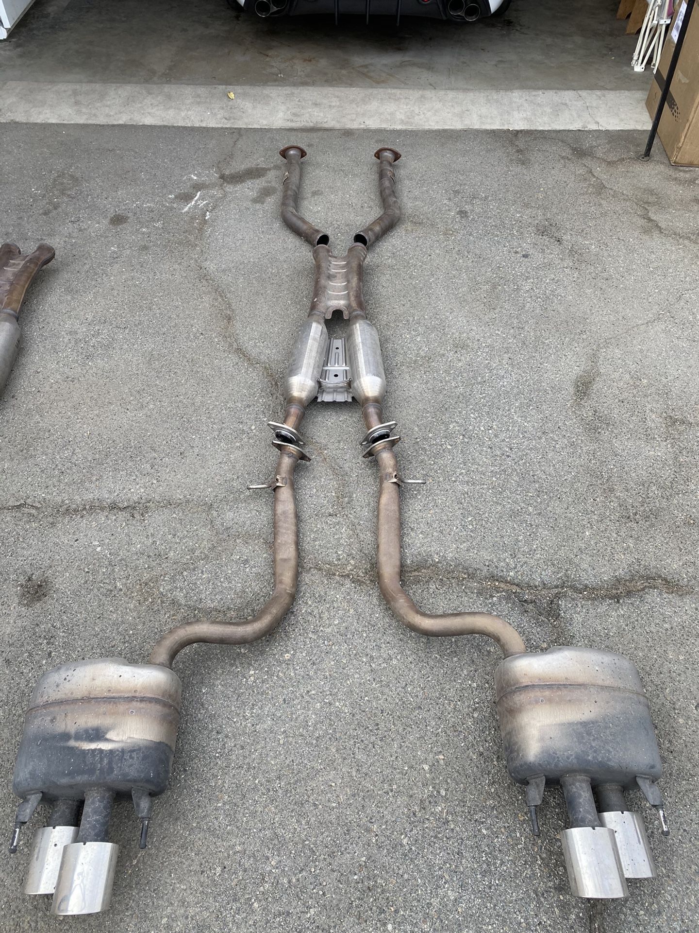 LEXUS RC-F OEM stock exhaust