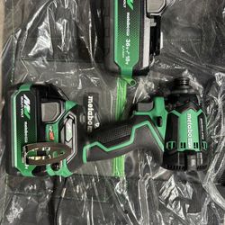 Metabo HPT Triple Hammer 36v Impact And 2 Batteries + Bag