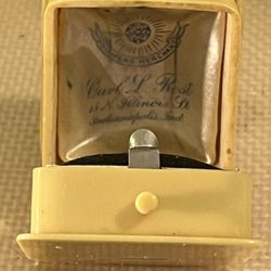 Rare CARL L. ROST COLLECTION, CIRCA 1880S–1952 Ring Box Wedding Engagement Antique Vintage Ringbox CARL L. ROST COLLECTION, CIRCA 1880S–1952