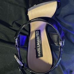 Karl Lagerfeld - Black Patent Leather 