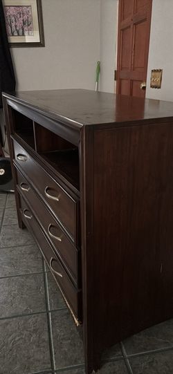 Solid wood entertainment piece