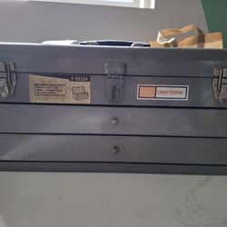 Craftsman Metal Tool Box – Vintage Sears Model 65334