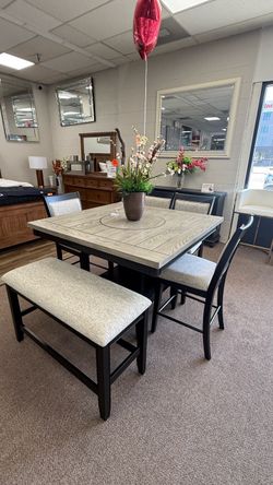 6 PC DINING TABLE