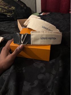 Authentic Black Reversible Louis Vuitton Belt