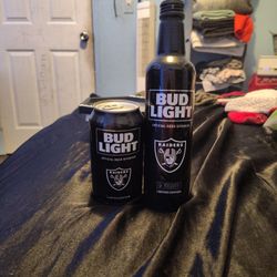 Bud Light Raiders Can & Bottle