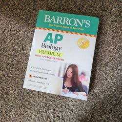 AP Biology Barron's Textbook, 7th Edition, 5 Practice Tests
