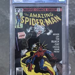 Amazing  Spider-Man #194 (1979) CGC 8.0 — White Pages; 1st appearance of Black Cat
