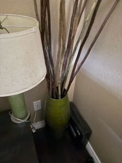 Green and brown decor